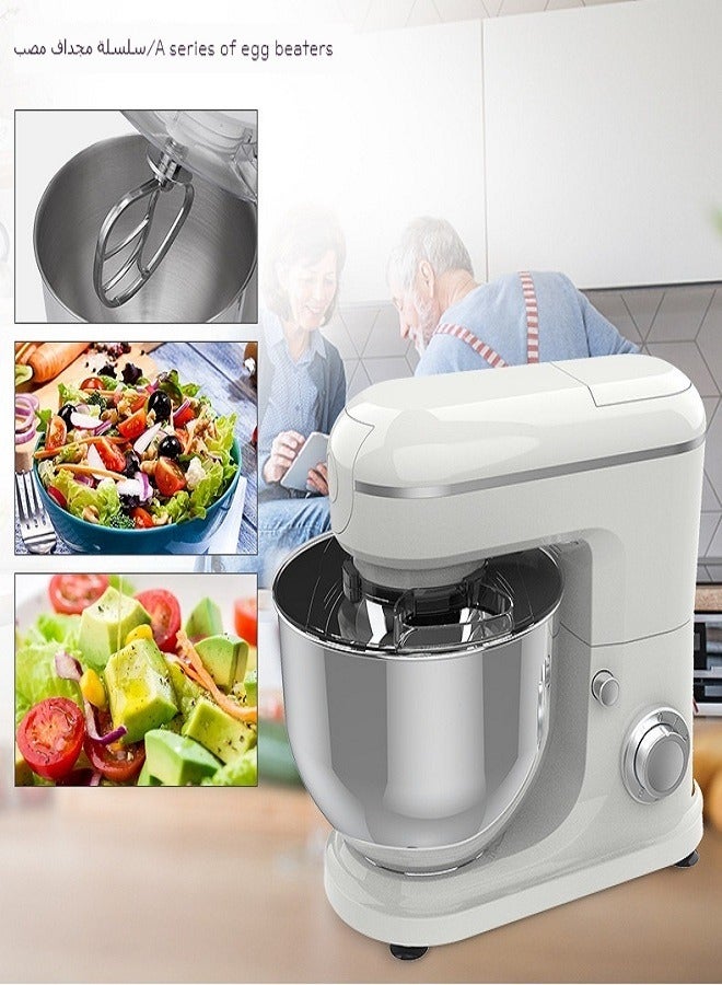 Multi-Function Chef Machine for Home Use, Compact Dough Kneader, Mixer, Whisker, and Meat Grinder All-in-One