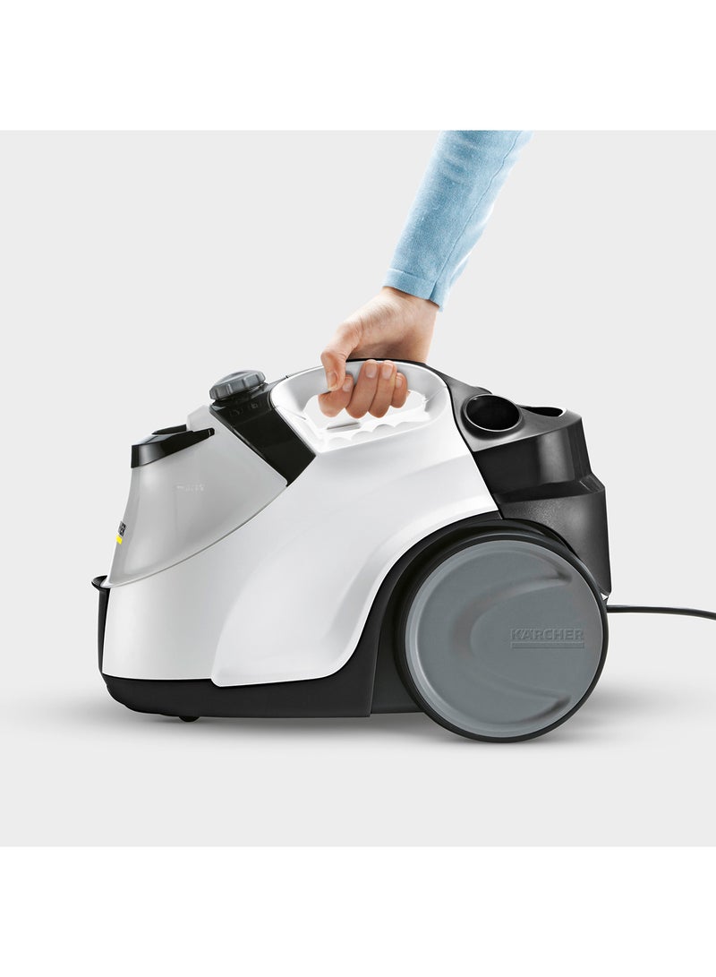 Steam Cleaner Sc 5 Easyfix Iron Plug, Kills 99.99% Of Bacteria, Vapohydro Function, Twin Tank, 9 Accessories Included 2250 W 15126630.0 White