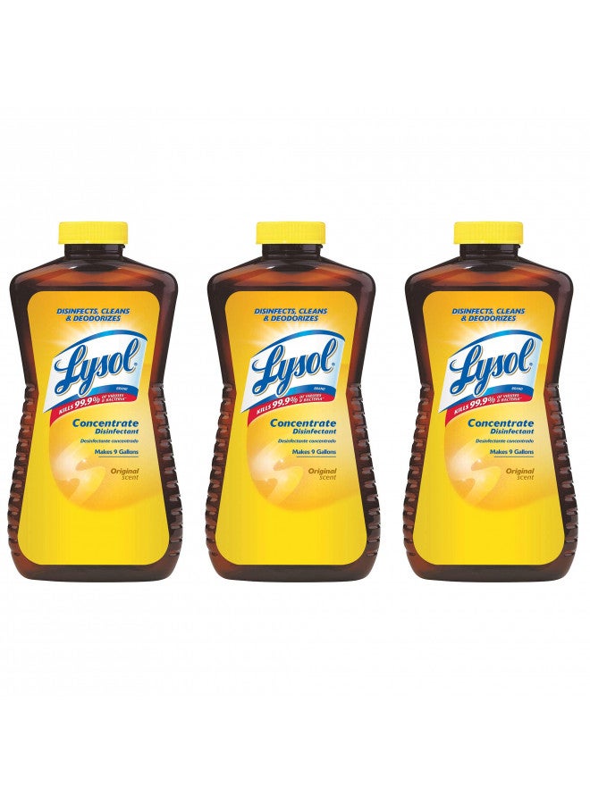 Lysol Concentrate All Purpose Cleaner Disinfectant, 12 Ounce (Pack of 3)