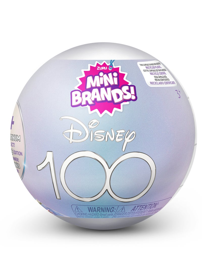 5 SURPRISE-DISNEY MINI BRANDS PLATINUM-SERIES 1