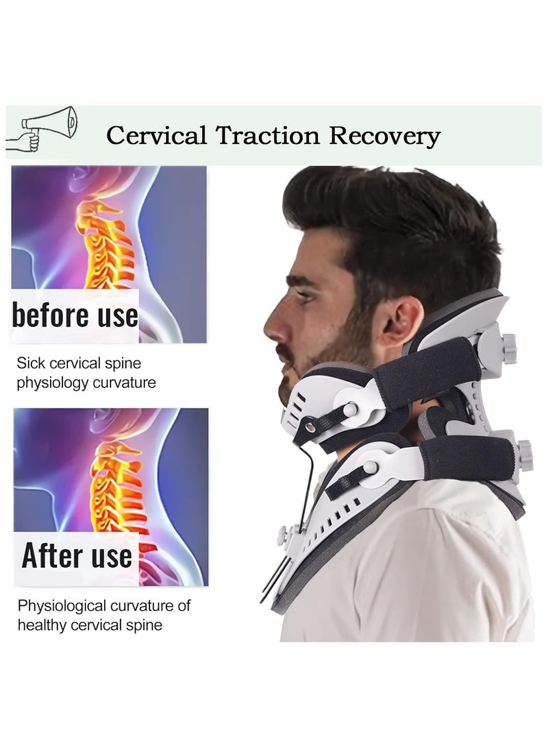 Neck Fixation Brace For Post Operative Protection Of Cervical Spine