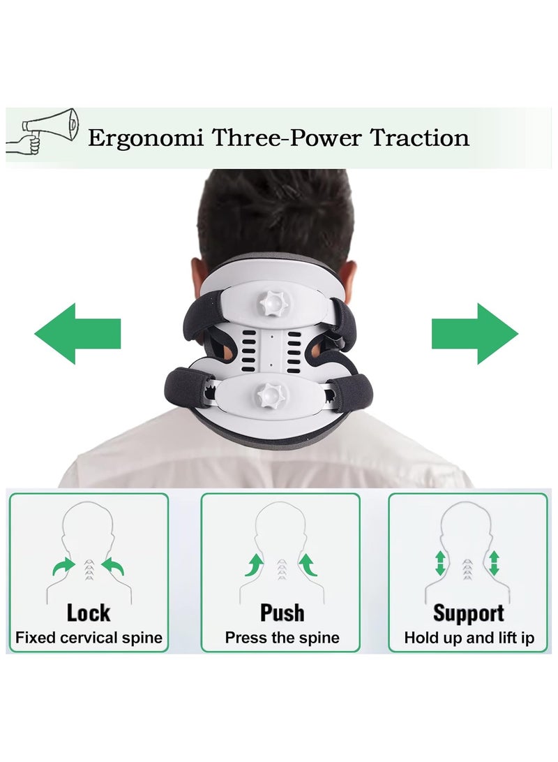 Neck Fixation Brace For Post Operative Protection Of Cervical Spine