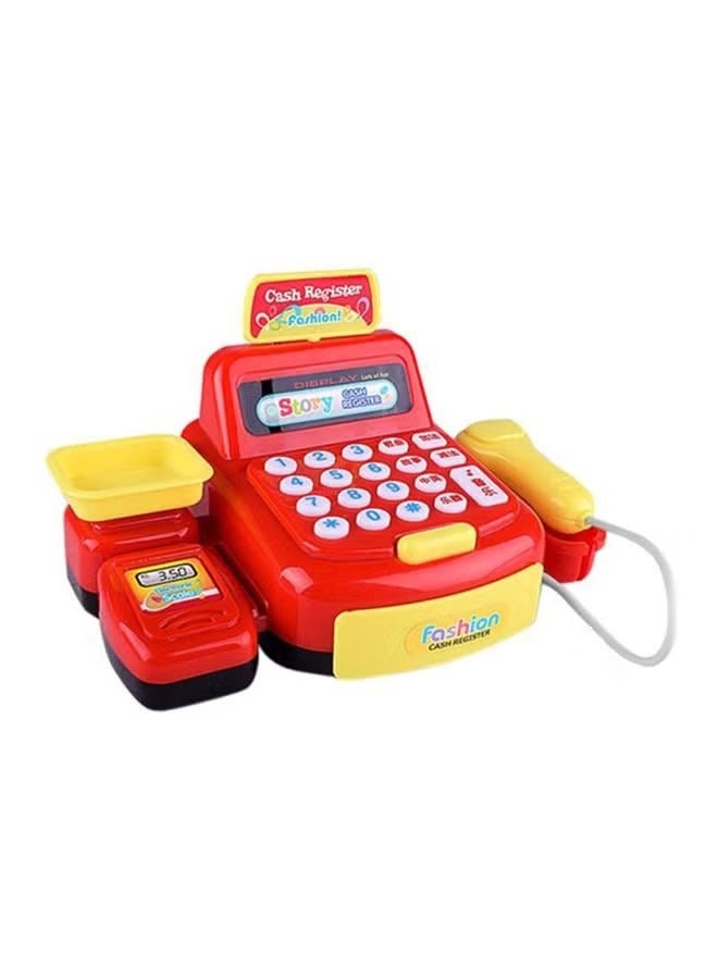 Electronic Cash Register Pretend Play Set 12 x 11 x 18cm