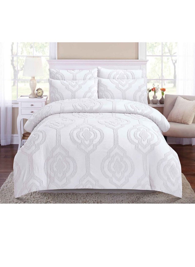 6Pcs bedding set solid color luxury bedding duvet cover set king size bed set