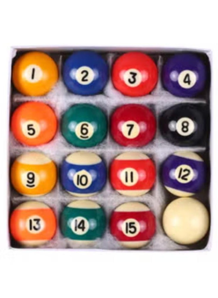 16-Piece Billiard Table Balls Set