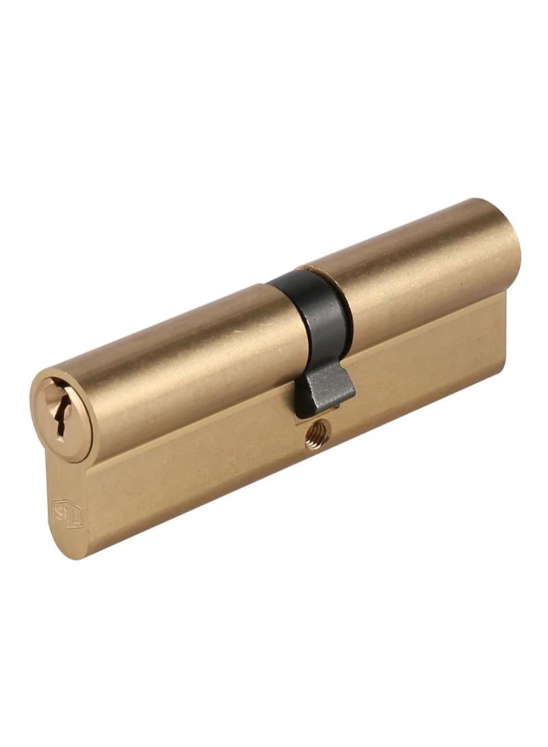 Brass Cylinder Lock Set 95 x 33 x 17mm