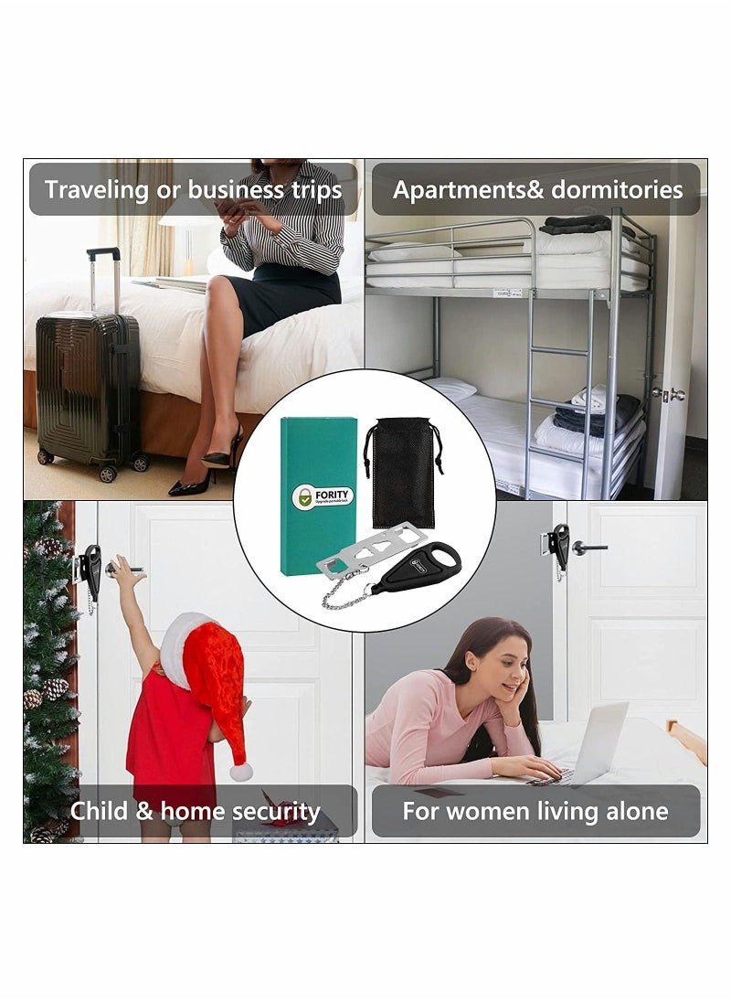 Portable Door Lock, Travel Door Locker Latch Traveling Extra Locks