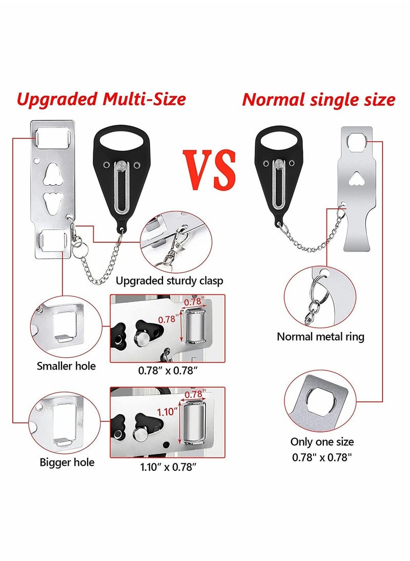 Portable Door Lock, Travel Door Locker Latch Traveling Extra Locks