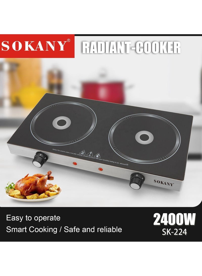 Sokany Energy-saving electric cooker Environmental kitchen stove Household appliances Electric cooker sk-224