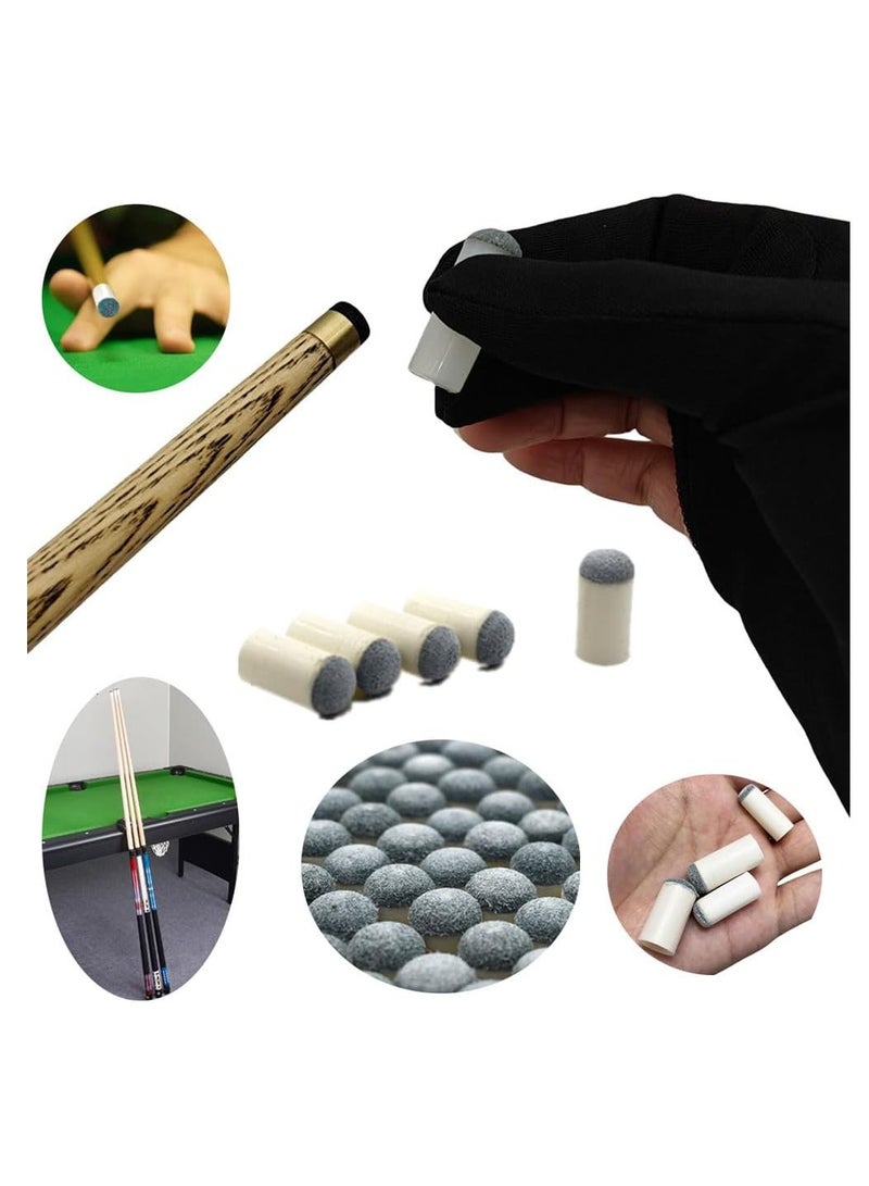 FFA SPORTS 100PC Billiard Cue Tips, Billiard Cue Tips Non-Slip Replacements cover for billiard Cue Head, snooker club head, spare parts for billiard cues, pool accessories 11mm