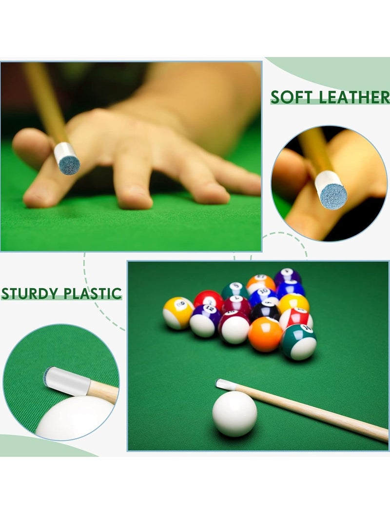 FFA SPORTS 100PC Billiard Cue Tips, Billiard Cue Tips Non-Slip Replacements cover for billiard Cue Head, snooker club head, spare parts for billiard cues, pool accessories 11mm