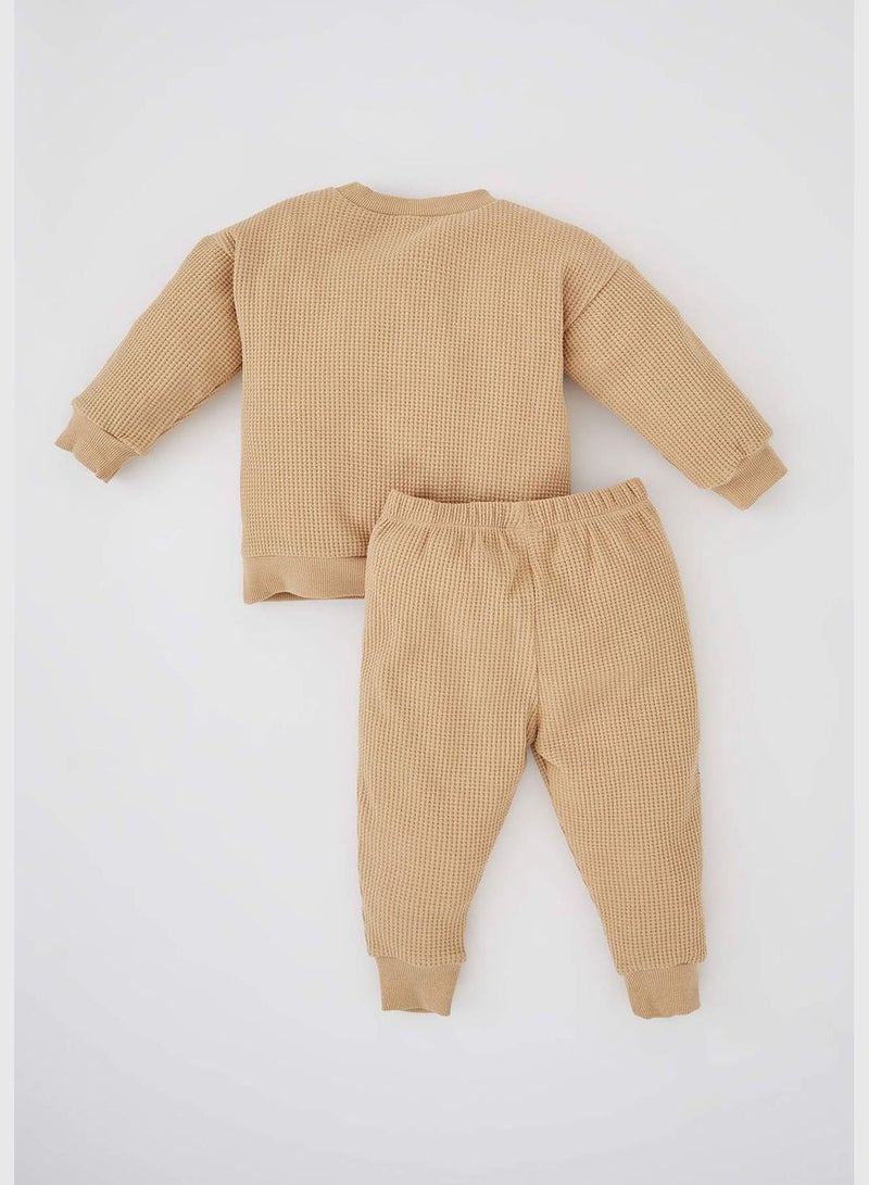 2 Pack BabyBoy Regular Fit Bike Neck Long Sleeve Knitted Set