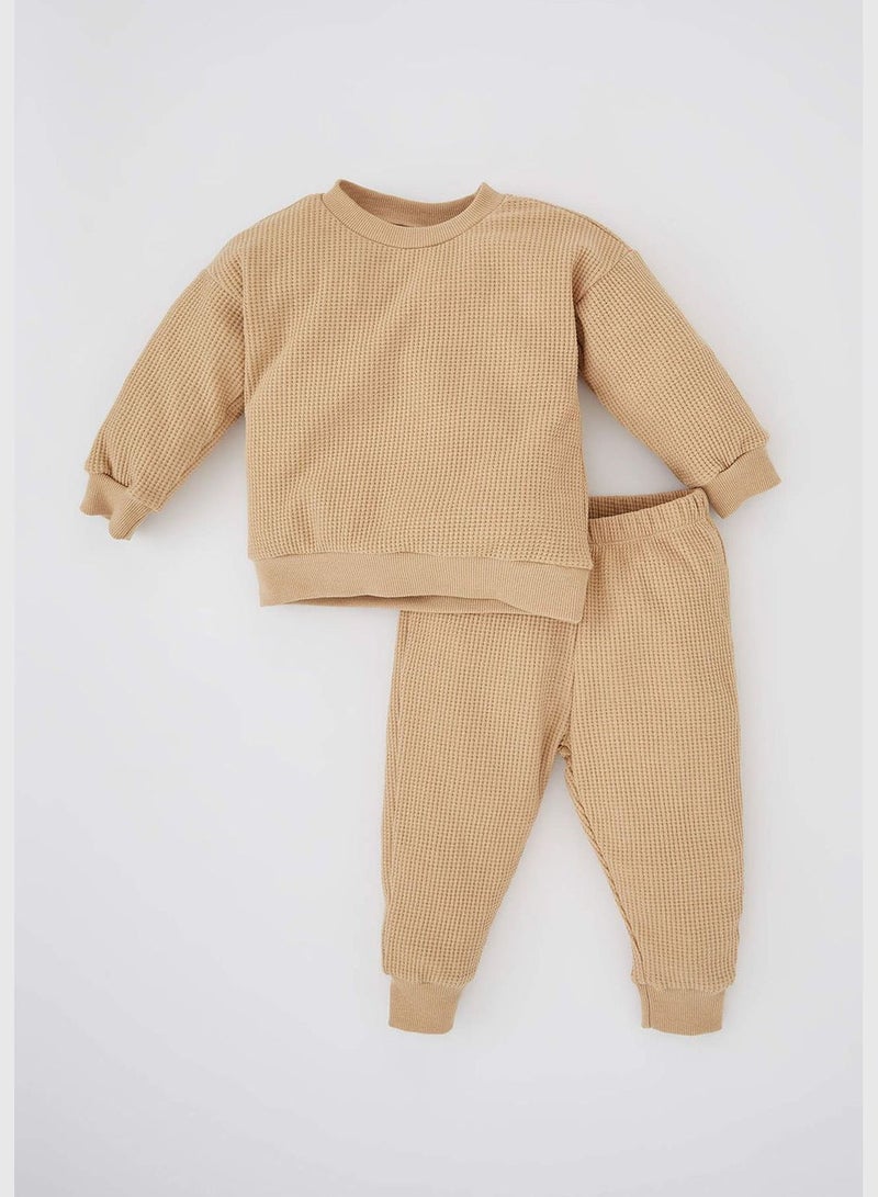 2 Pack BabyBoy Regular Fit Bike Neck Long Sleeve Knitted Set
