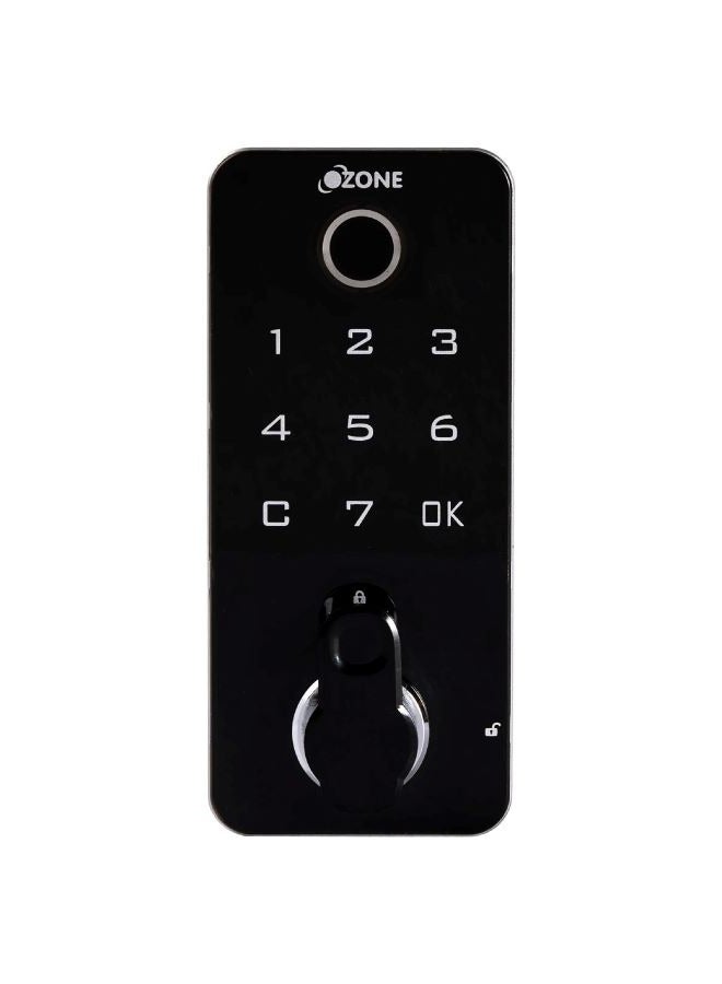 OZFL-102-FPK Smart Door Lock with 3-way Access | For Wooden | Metal Cabinets | Wardrobes | By Ozone India