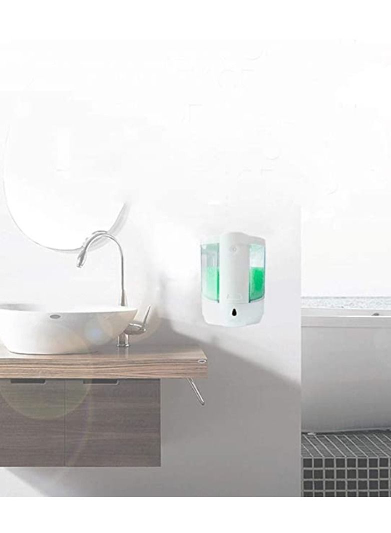 Automatic Wall Mounted Infrared Sensor Soap Dispenser 800ml Touch Free Liquid Soap Emulsion Disinfection Machine For Kitchen Bathroom School Hospital