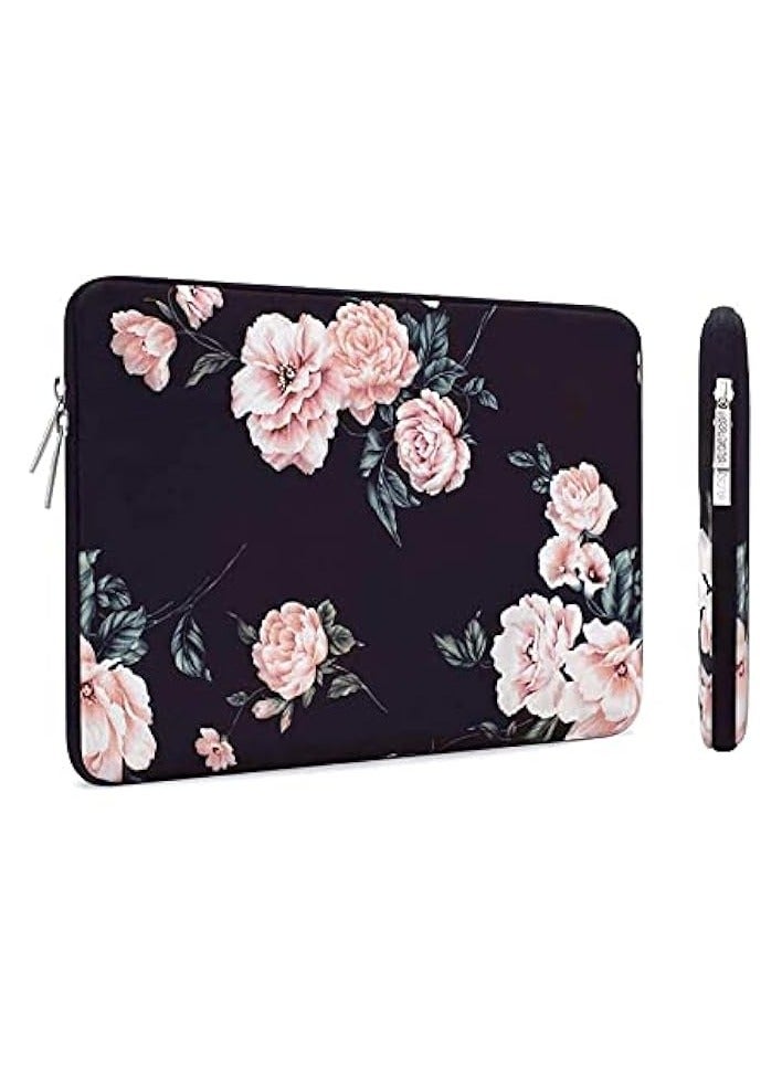 Laptop Sleeve Compatible with MacBook Air/Pro, 13-13.3 inch Notebook, Compatible with MacBook Pro 14 inch 2023-2021 A2779 M2 A2442 M1, Neoprene Camellia Bag Cover with Small Case