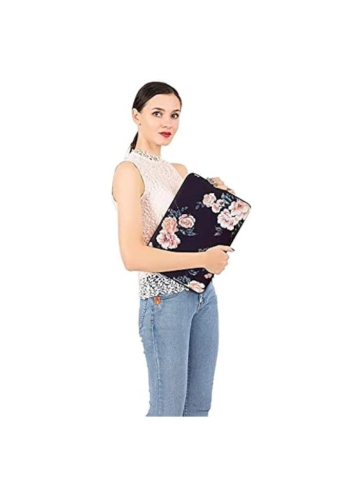 Laptop Sleeve Compatible with MacBook Air/Pro, 13-13.3 inch Notebook, Compatible with MacBook Pro 14 inch 2023-2021 A2779 M2 A2442 M1, Neoprene Camellia Bag Cover with Small Case