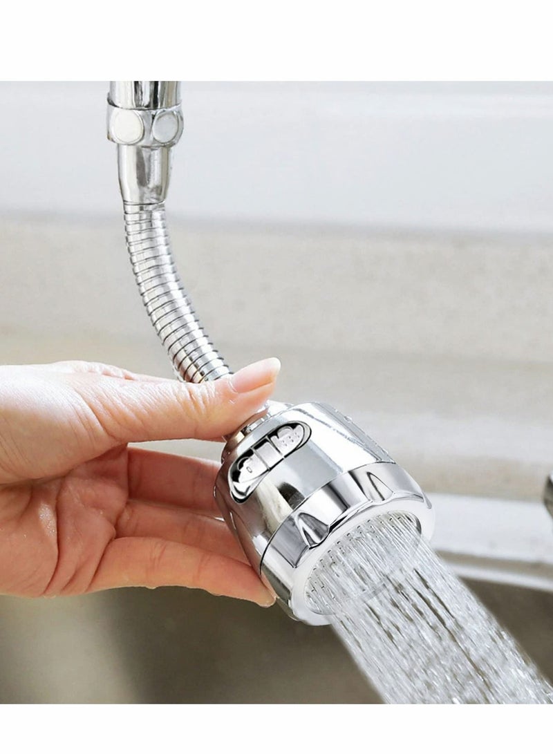 Faucet Extender Sprayer Attachment Kitchen Movable 360° Rotatable Anti Splash Water Saving Tap Booster Shower With Universal Adapter Set Sink Accessories Tools