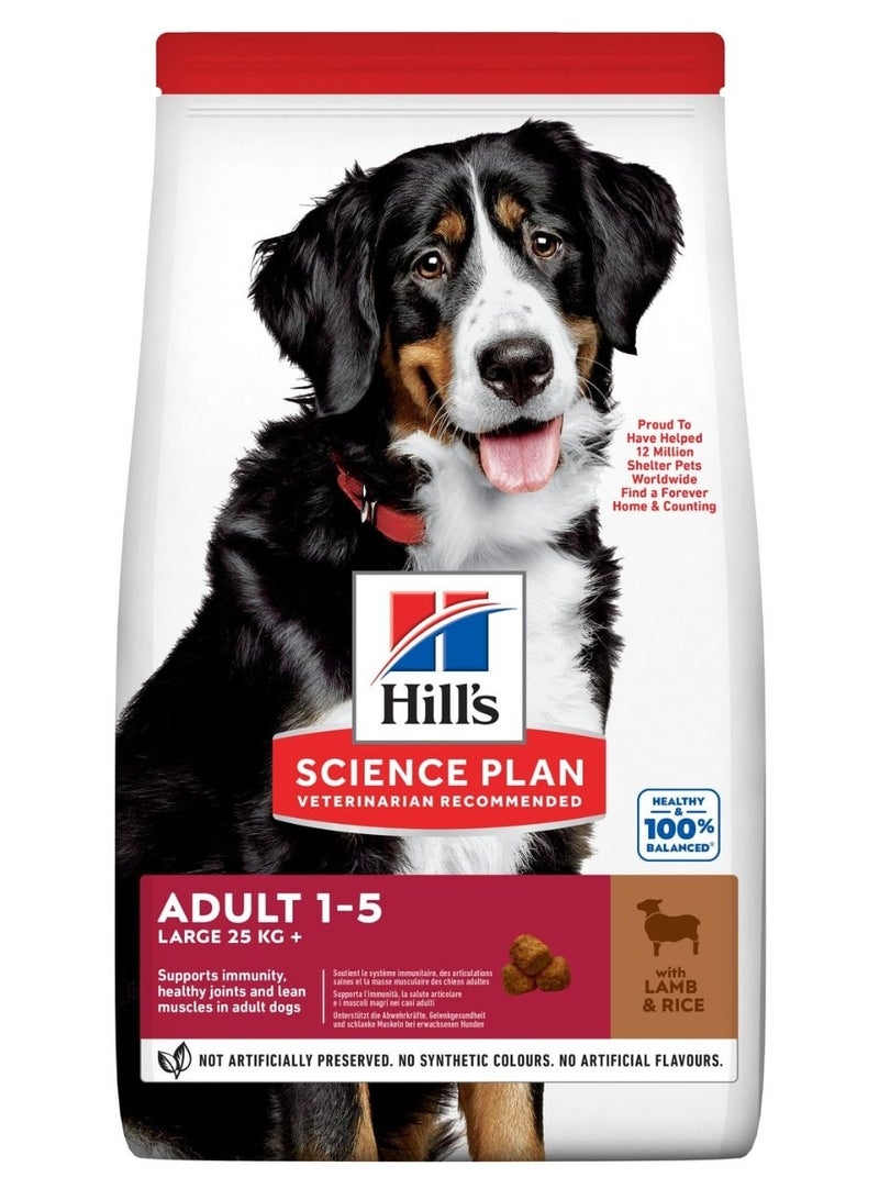 Hill's Science Plan Large Breed Adult Dog Food with Lamb & Rice