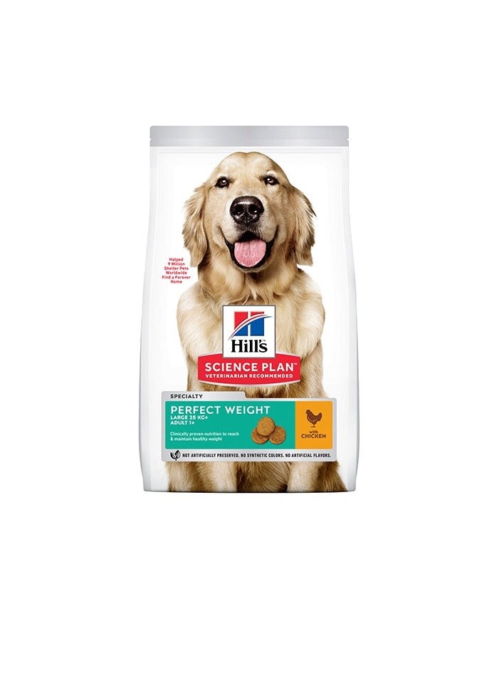 Hill's Science Plan Adult Perfect Weight Large Breed Dog Food with Chicken