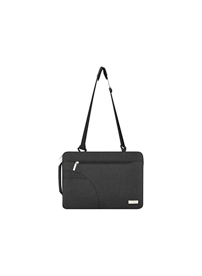 Polyester Flapover Laptop Messenger Shoulder Bag