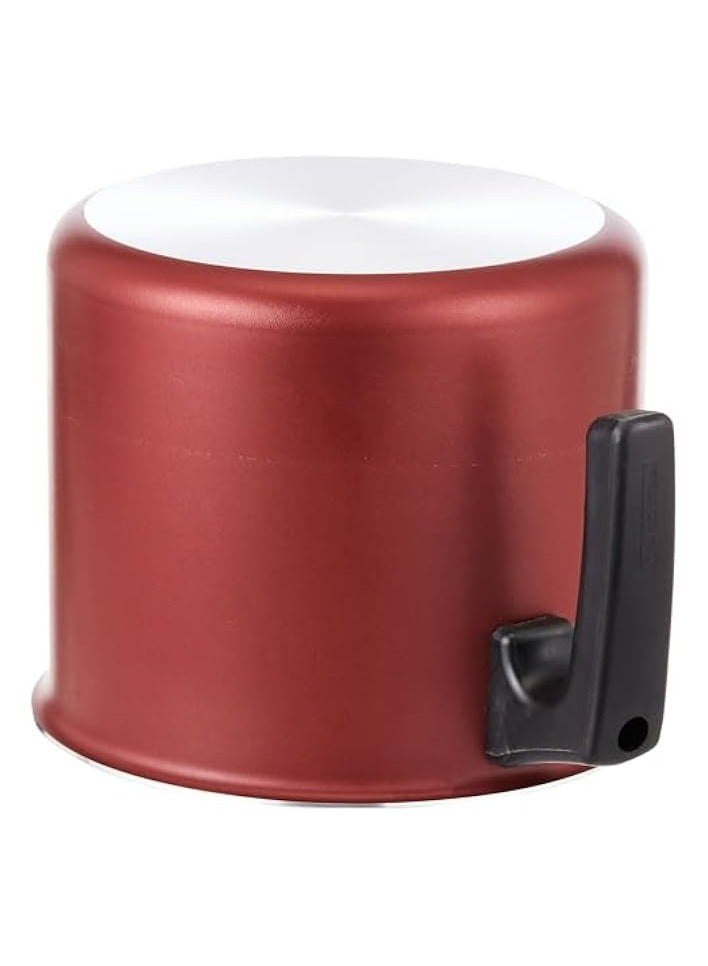 Paris 16cm 2.7L Red Aluminum Multipurpose Boiler with Interior and Exterior Starflon Max Red PFOA Free Nonstick Coating