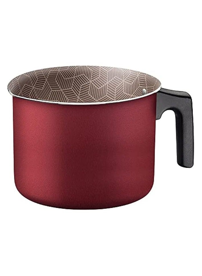 Paris 16cm 2.7L Red Aluminum Multipurpose Boiler with Interior and Exterior Starflon Max Red PFOA Free Nonstick Coating