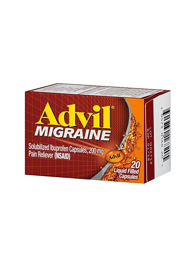 Advil Migraine Liqui-Gels 20 Sg,