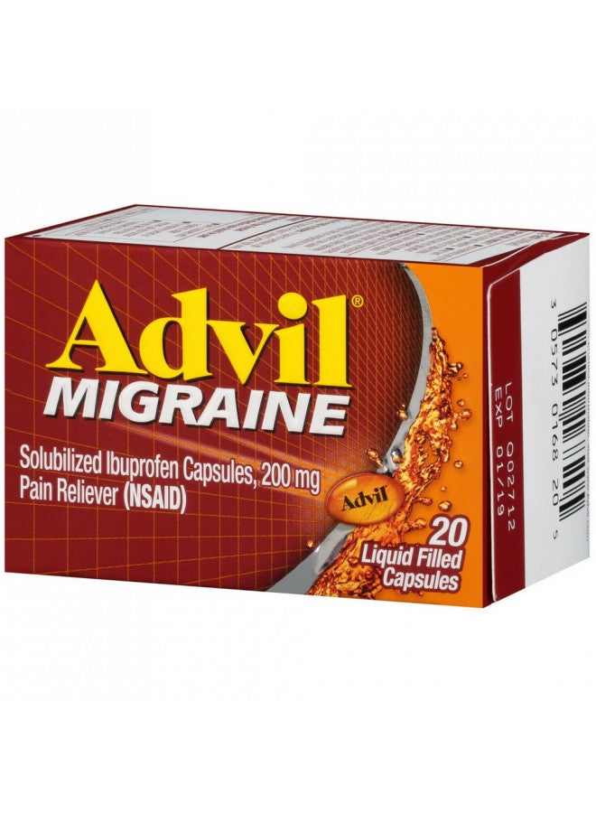 Advil Migraine Liqui-Gels 20 Sg,