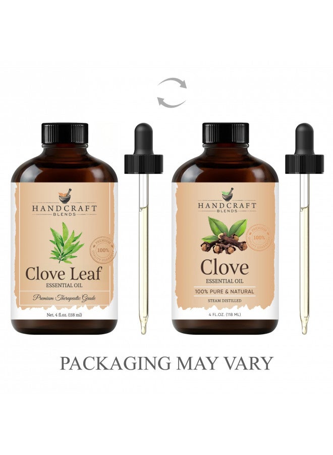 Handcraft Clove Essential Oil - 100% Pure and Natural - Premium Therapeutic Grade with Premium Glass Dropper - Huge 4 fl. Oz