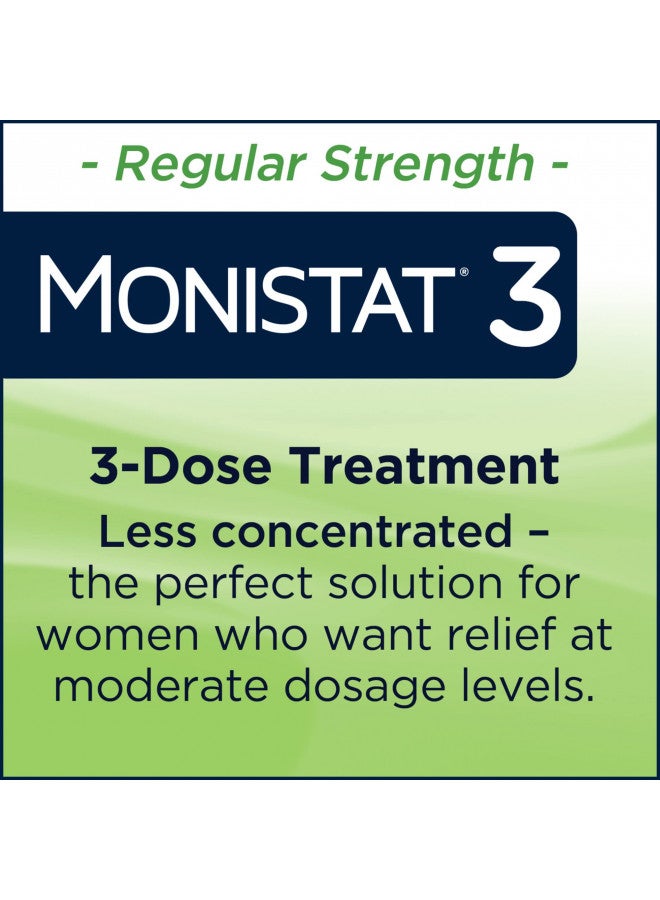 Monistat 3-Day Yeast Infection Treatment Pre-Filled Cream Applicators, 0.18 Ounce