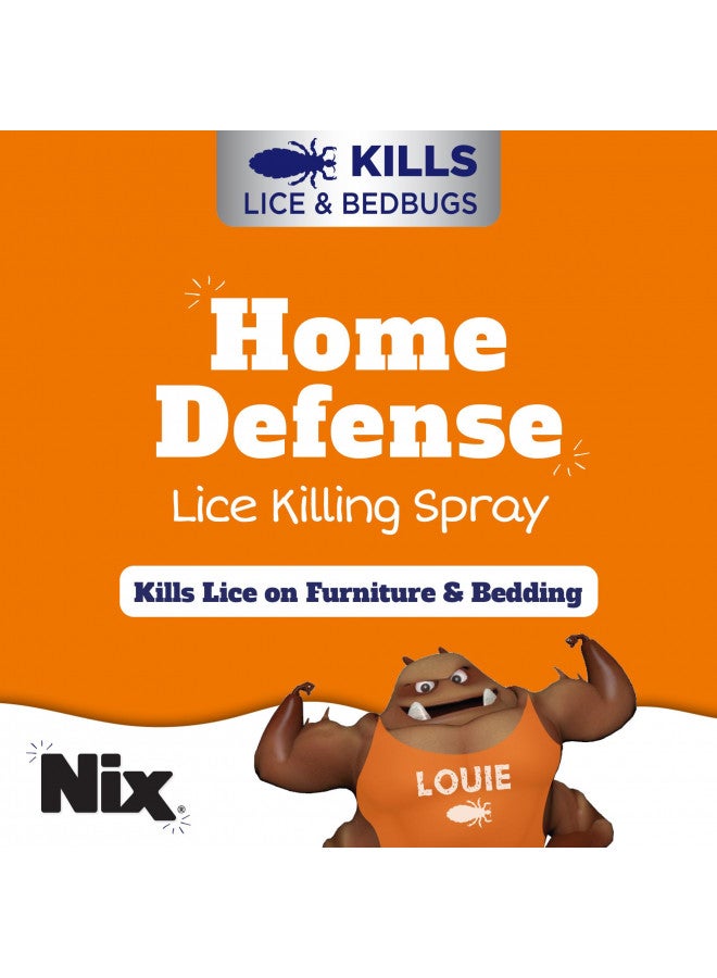 Nix Lice & Bedbug Killing Spray for Home, Bedding & Furniture, 5 fl oz