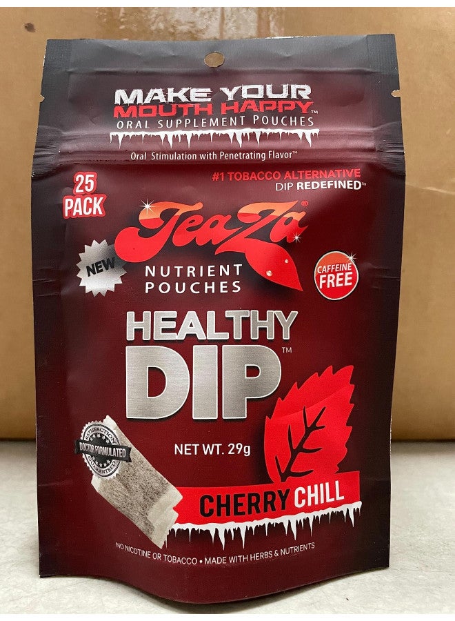 Teaza Herbal Energy Pouches Cherry Chill