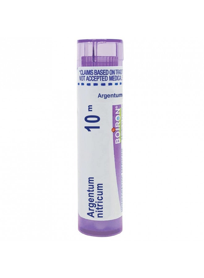 Boiron Argentum Nitricum 10M for Apprehension with Heartburn - 80 Pellets