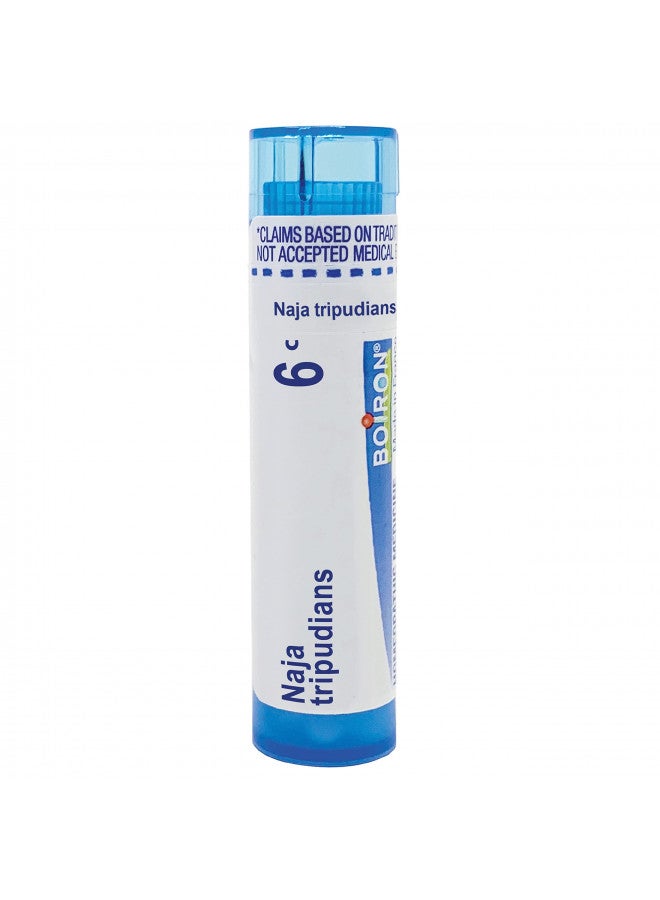 Boiron Naja Tripudians 6C Md 80 Pellets for Headache Improved by Walking in Open air