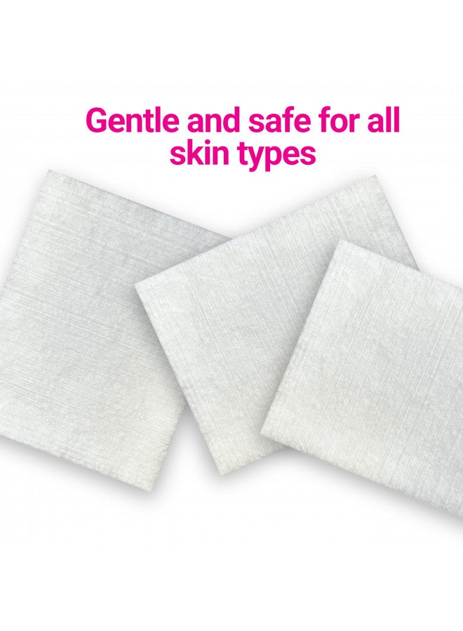 Swisspers Premium Cotton Facial Cleansing Pads, Disposable Washcloth (Pack of 6)