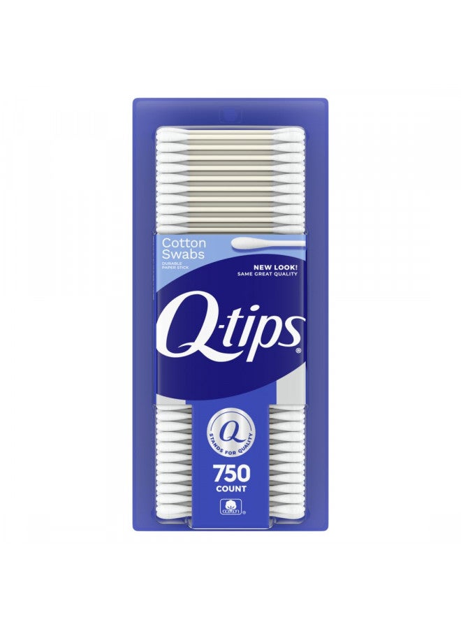 Q-tips Cotton Swabs, 750 ct