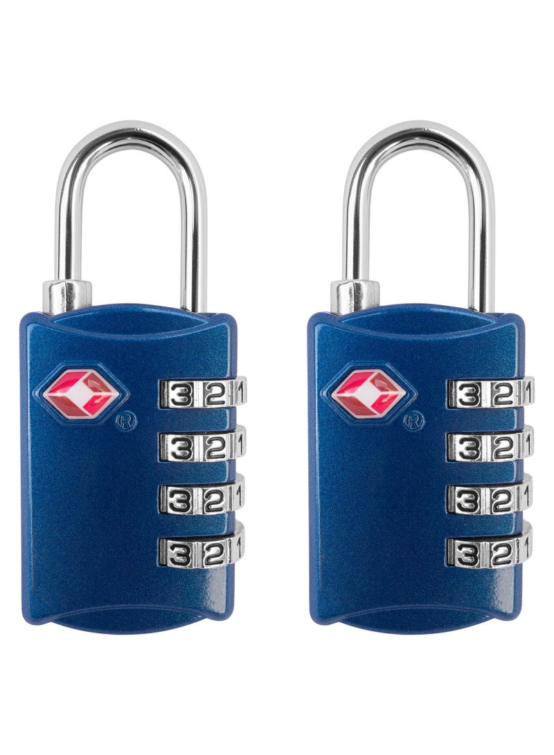 FARSH TSA Luggage Locks (Pack of 2) - Blue