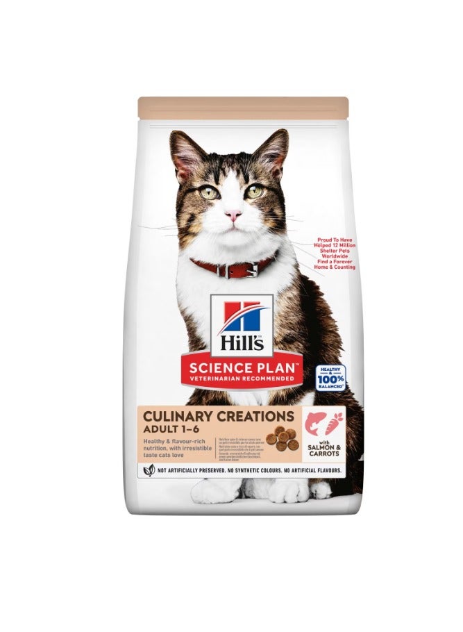 Hill's Science Plan Culinary Creation Feline Adult Cat Food with Salmon and Potatoes