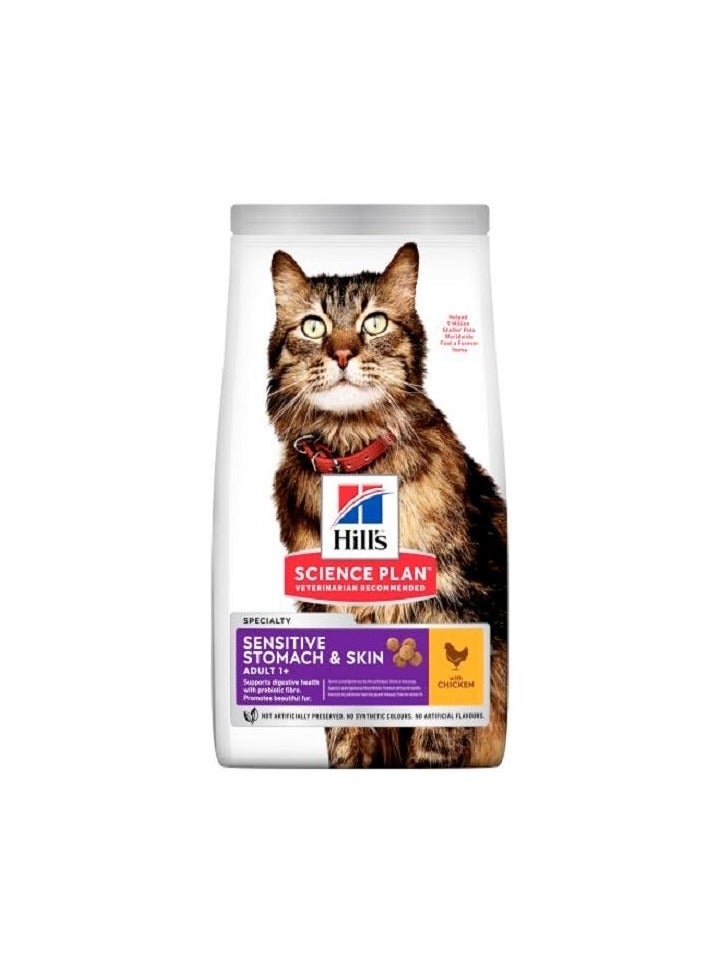 Hill's Science Plan Sensitive Stomach & Skin Adult Cat Food with Chicken