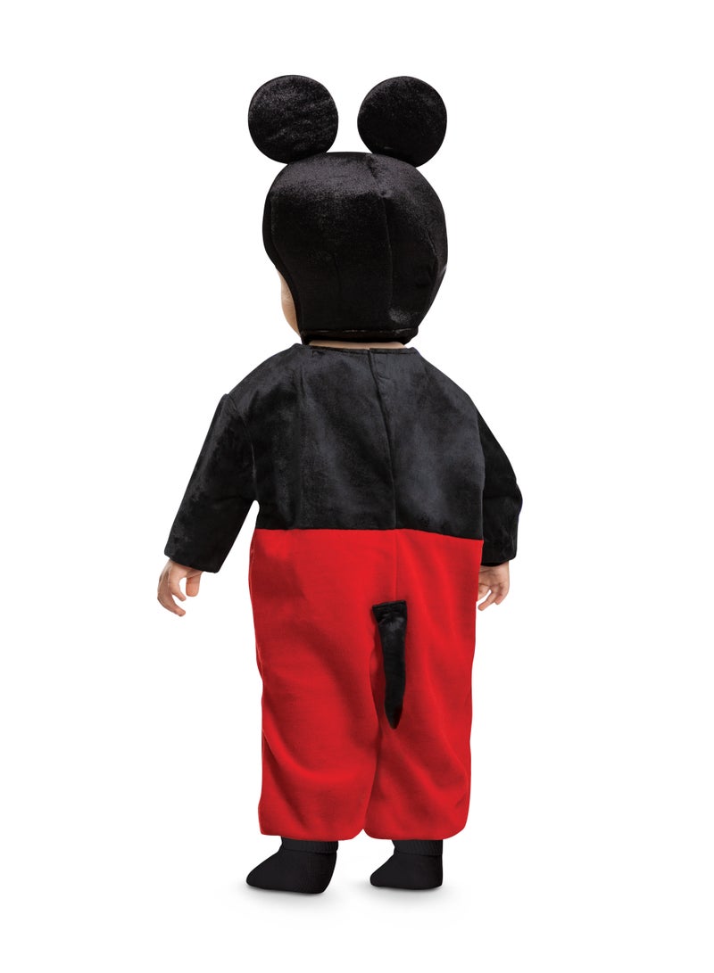 Disney Baby Mickey Mouse Classic Infant Costume, Red,12-18 Months