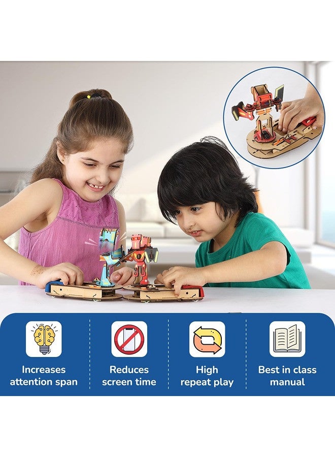 Smartivity STEM DIY Fun Fighting/Battle Game, Multiplayer | Gift for Boys & Girls 6 to 14 | Best Arcade Game for Kids