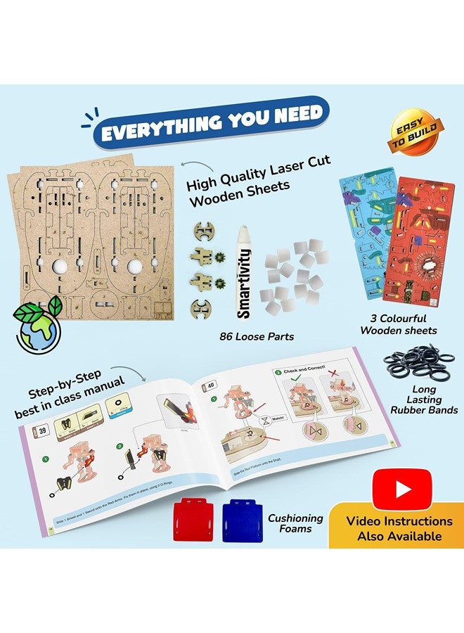 Smartivity STEM DIY Fun Fighting/Battle Game, Multiplayer | Gift for Boys & Girls 6 to 14 | Best Arcade Game for Kids