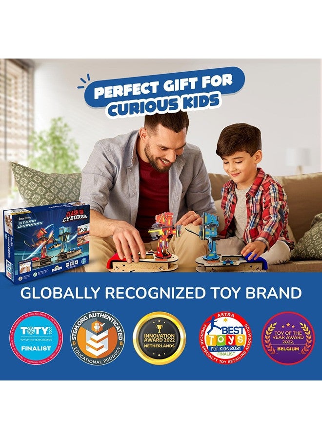 Smartivity STEM DIY Fun Fighting/Battle Game, Multiplayer | Gift for Boys & Girls 6 to 14 | Best Arcade Game for Kids