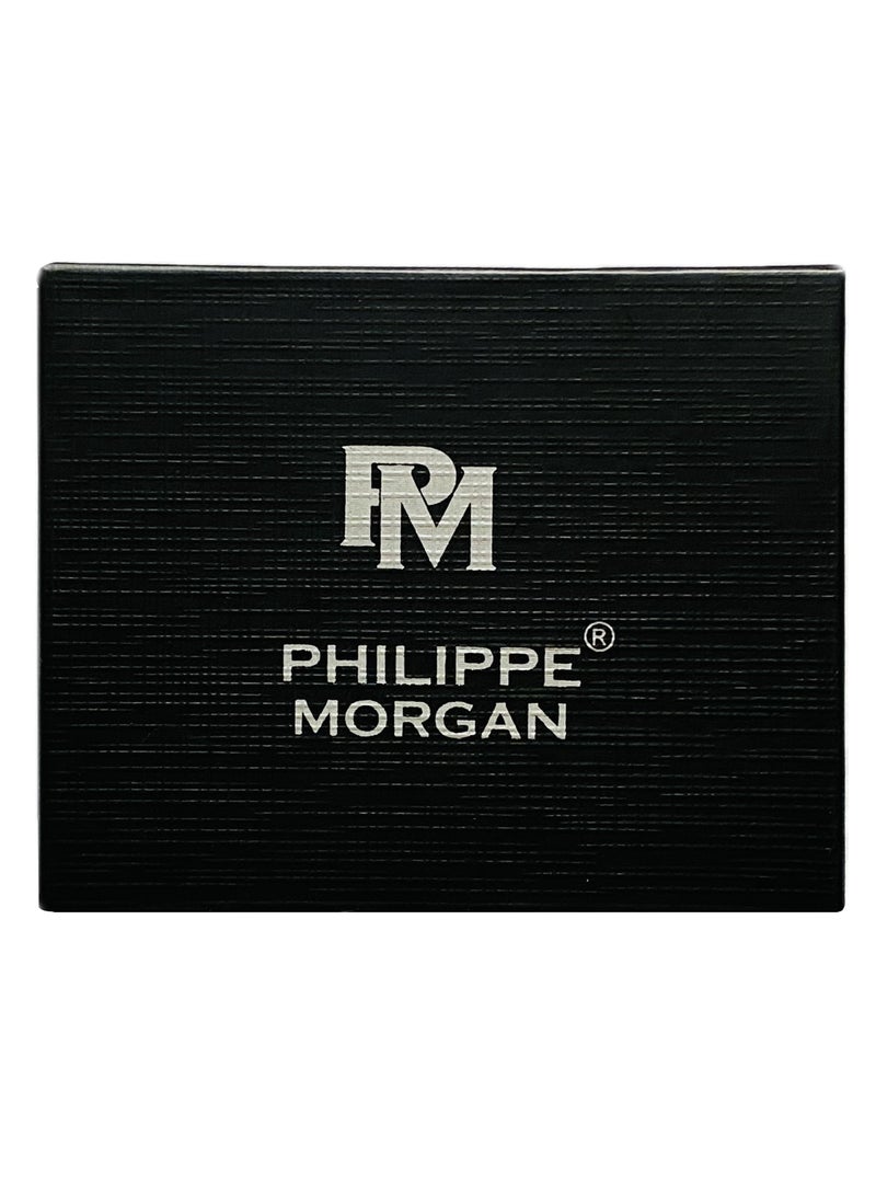 philippe morgan leather wallet