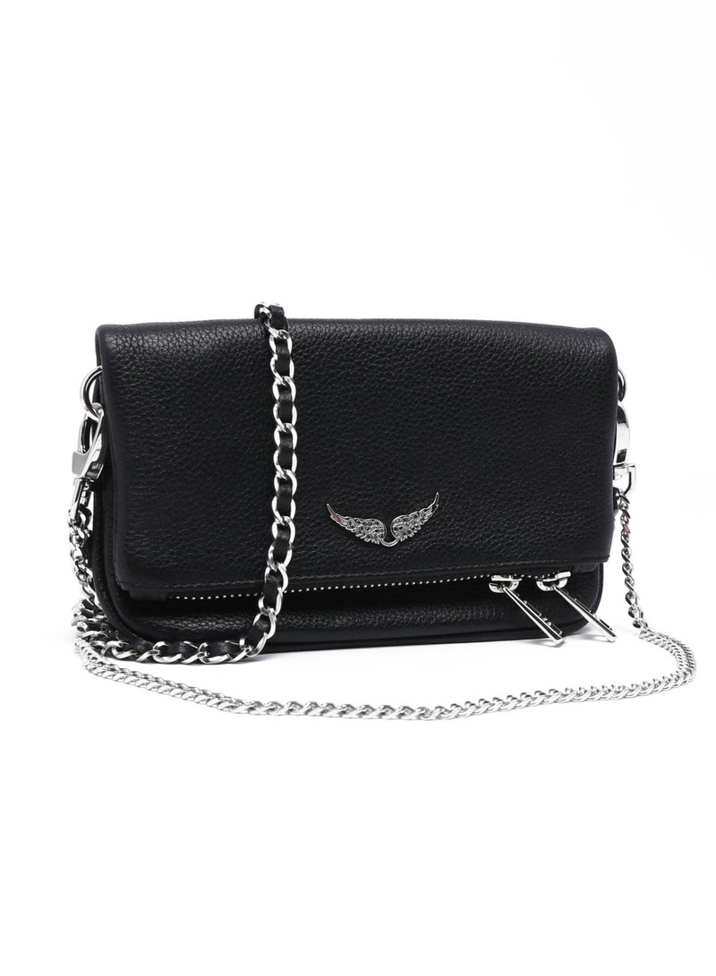 ZADIG & VOLTAIRE Leather messenger bag