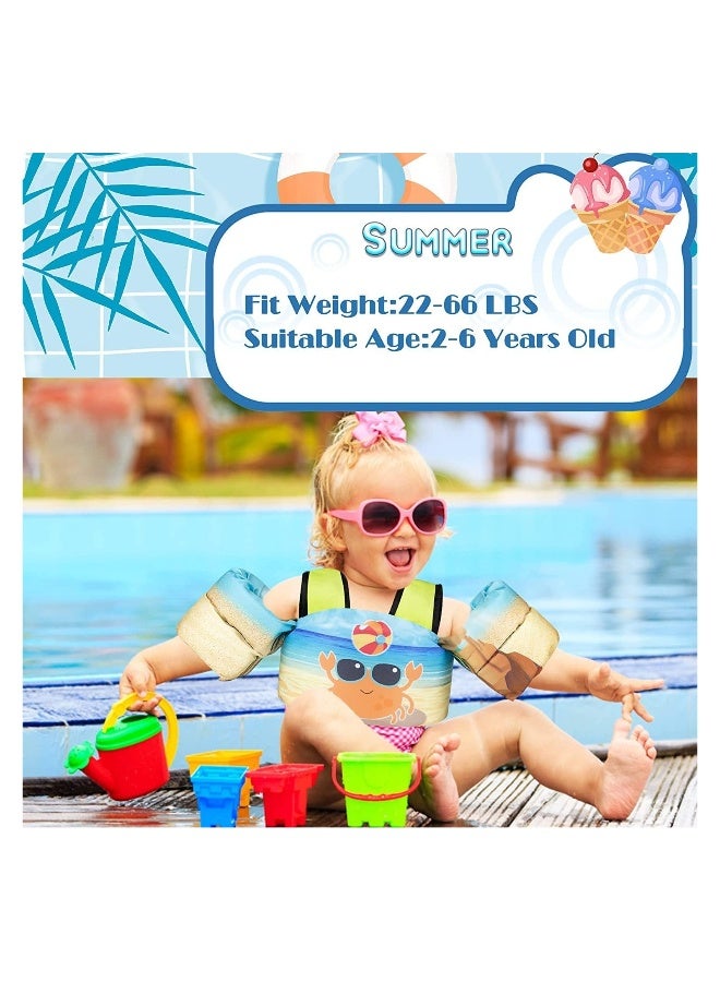 Kids Swimming Vest For Kids Learning to Swim Training Baby Safe Swimming Aid Jacket For 2- 6 Years Old Baby Arm Wings (10-30kg)