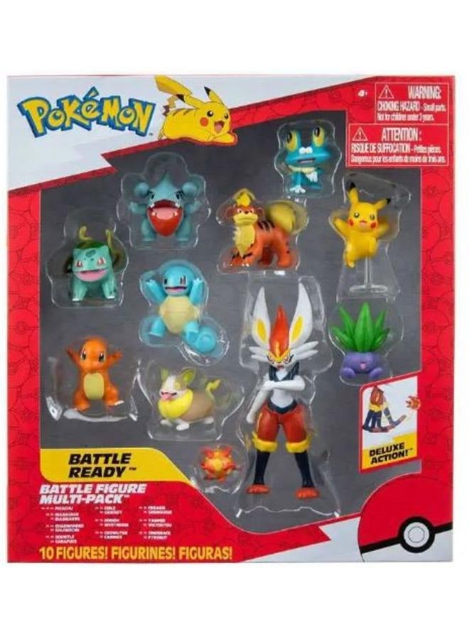 Pokemon Battle Figure Multi 10 Pack