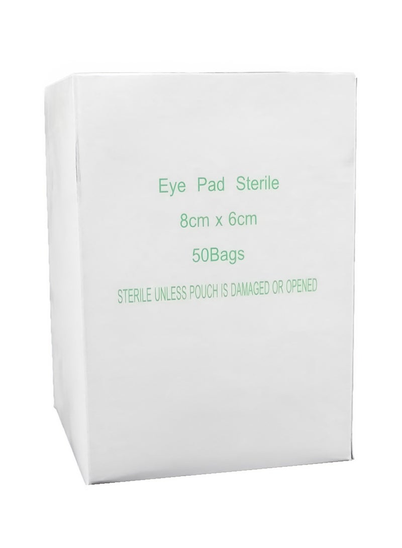 Eye Pad Sterile | 8cm x 6cm | Sterile Wound Care Pads