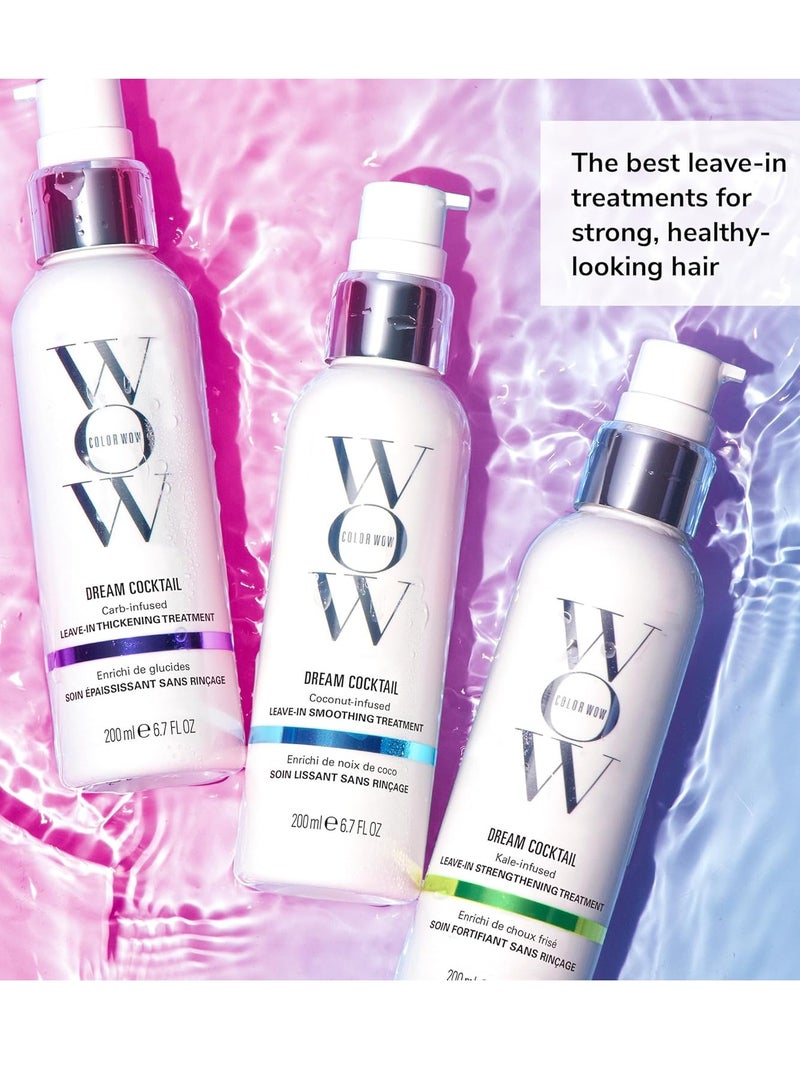 COLOR WOW Dream Cocktail Coconut Infused Leave-in Treatment  Silky, Supple, Frizz-Free Hair | Blow Dry Boost + Heat Protectant 200ml